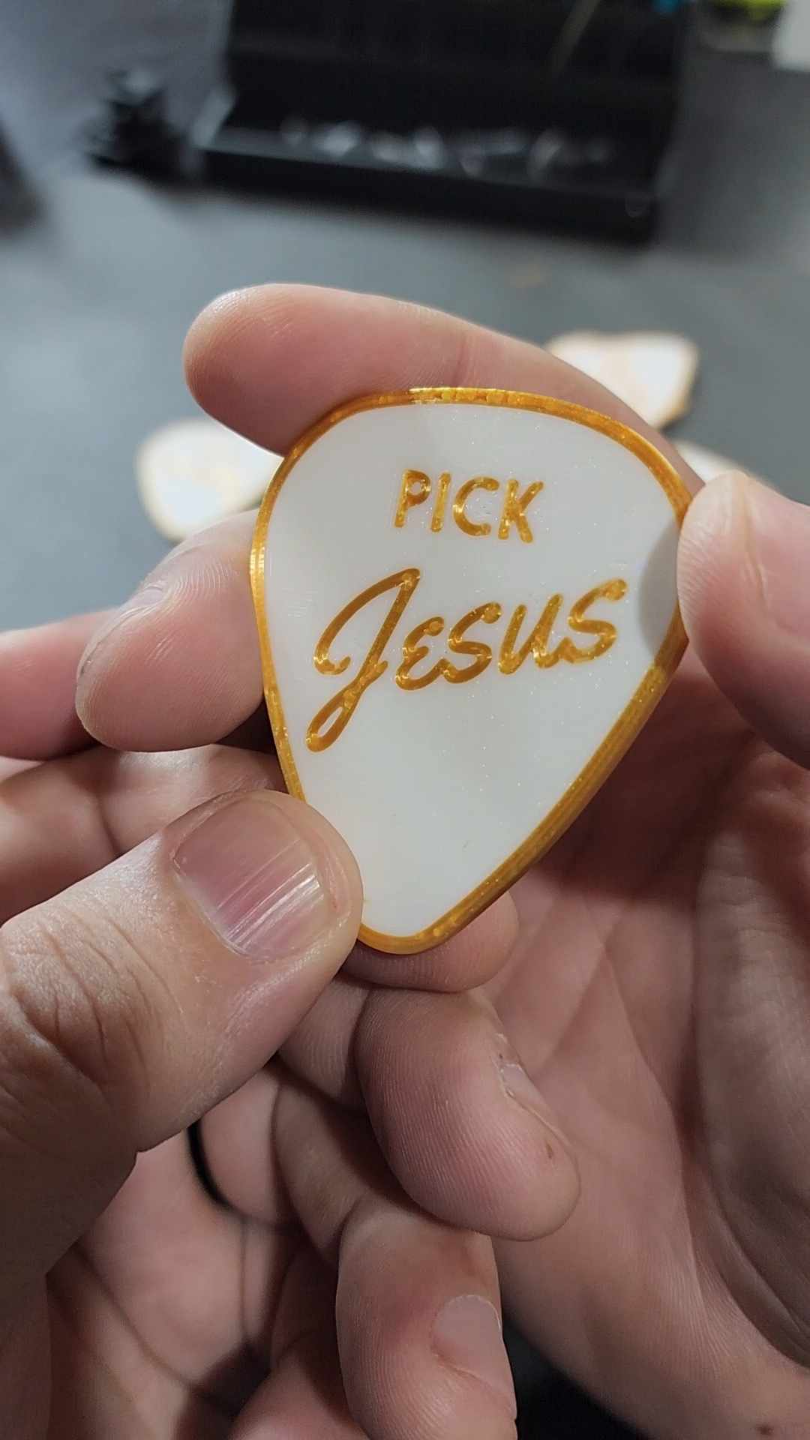 Pick Jesus Guitar Pick