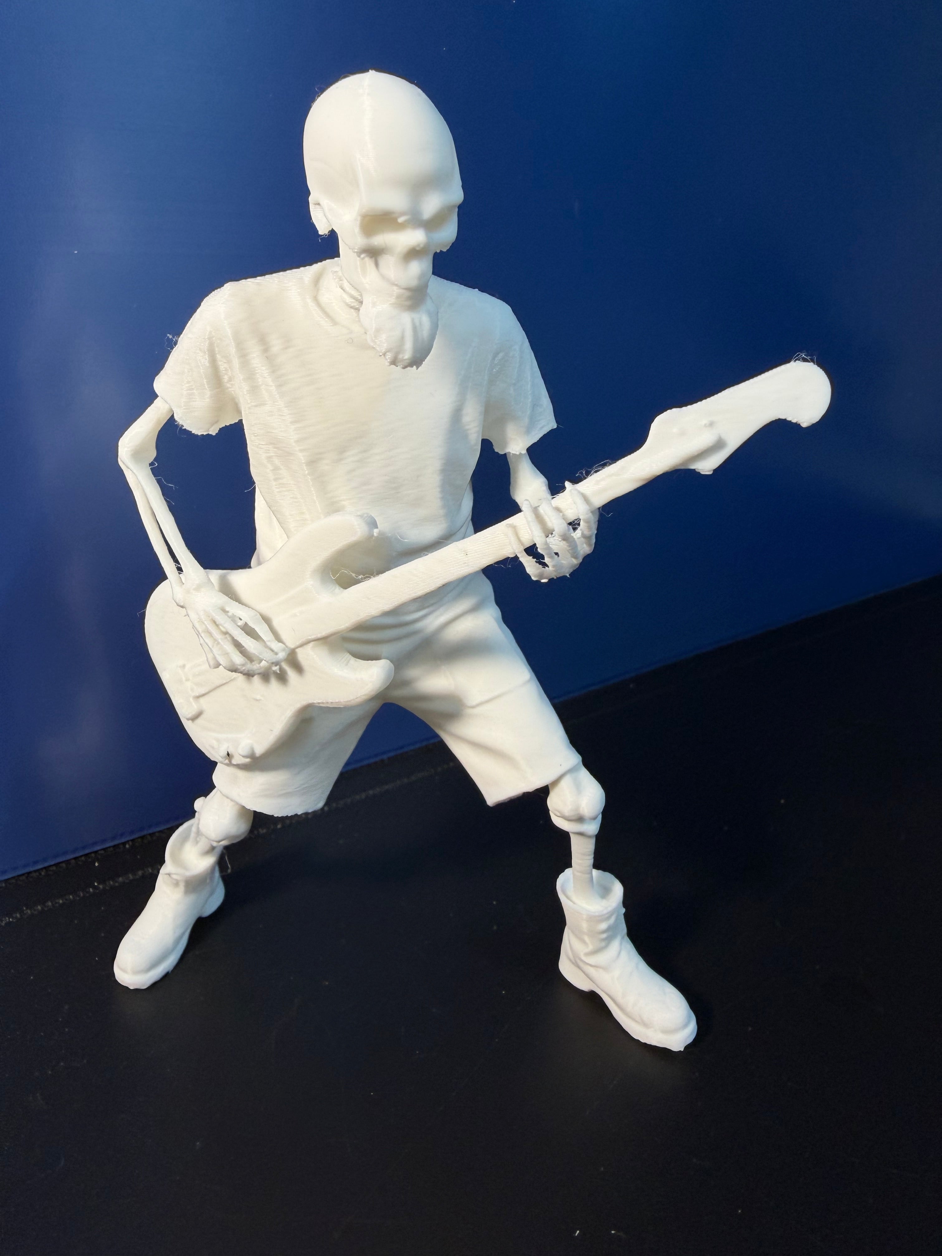Skeleton Bass Guitarist