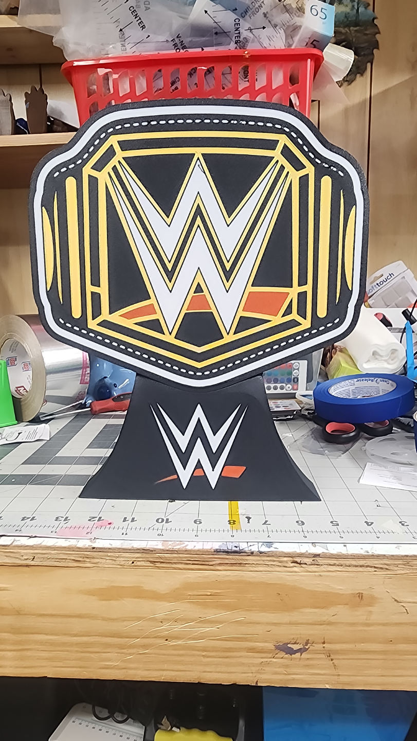 WWE Title Belt LED Lamp