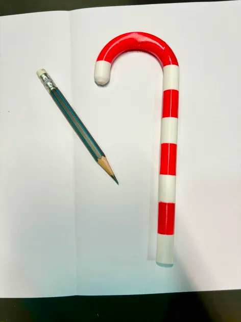 candy cane pencil