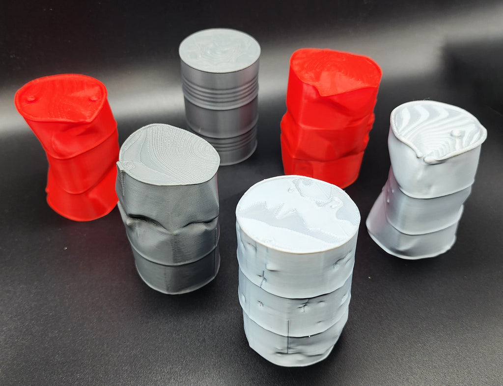 6 Realistic Damaged Barrels