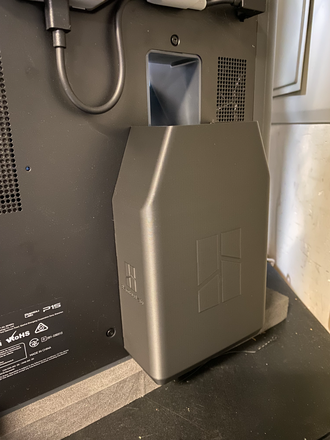 Bambu P1 Poop Chute w/Slot or Magnets