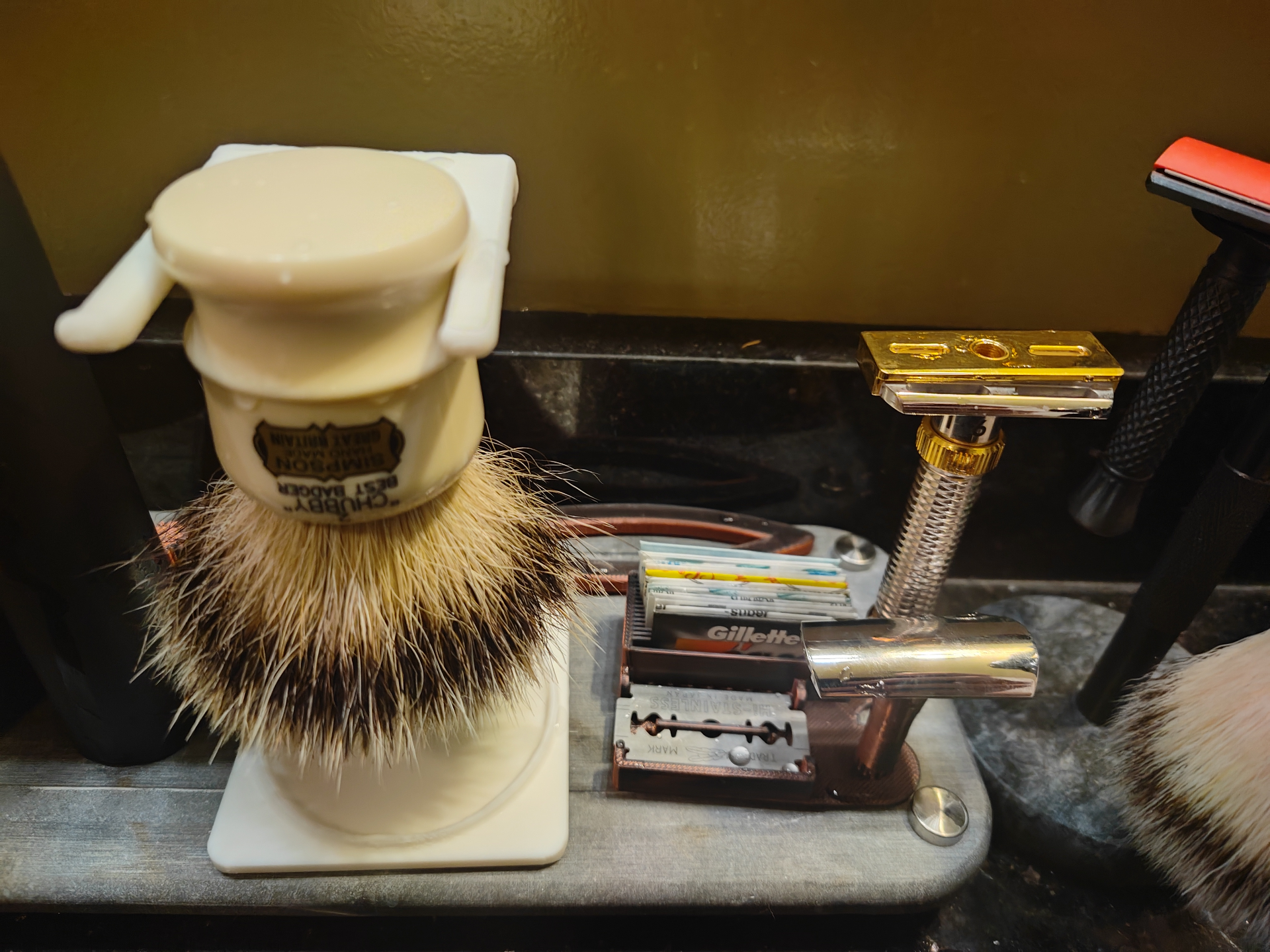 Shaving Brush drying stand (wide profile)