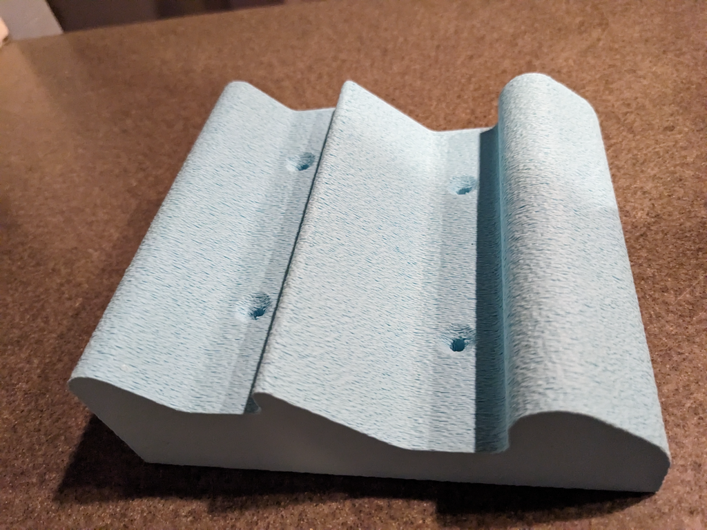 Hang board textured