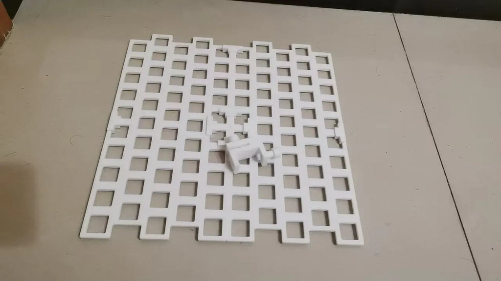 方孔洞洞板桌边组合