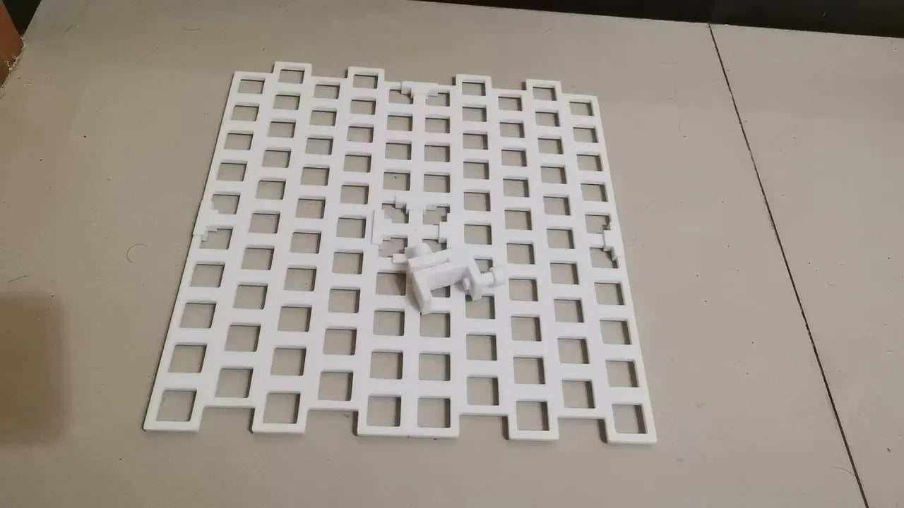 方孔洞洞板桌边组合