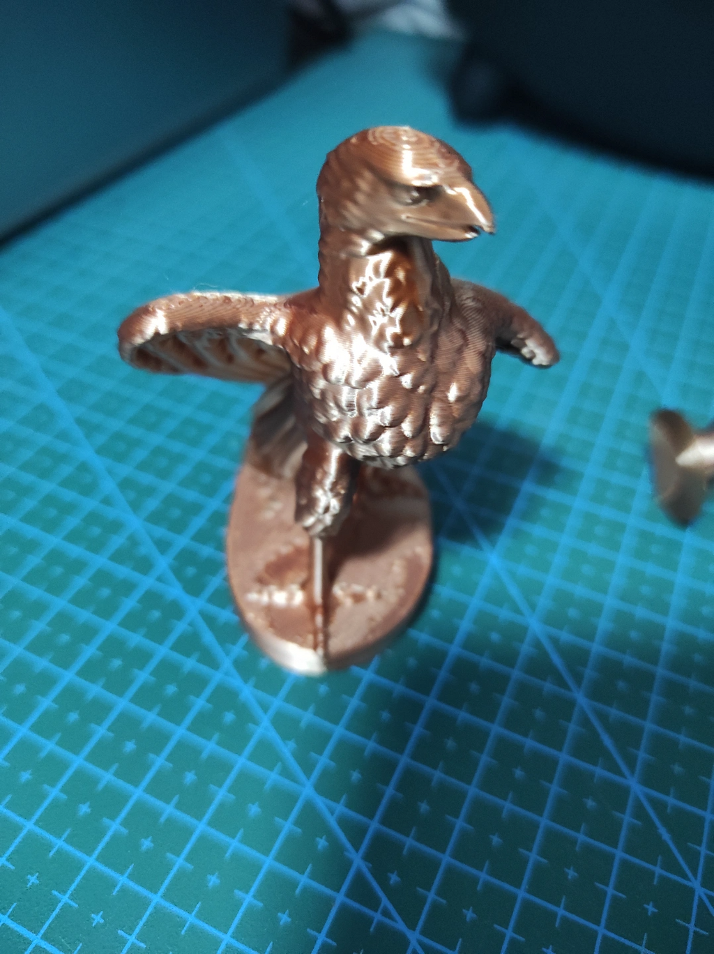 Striding eagle