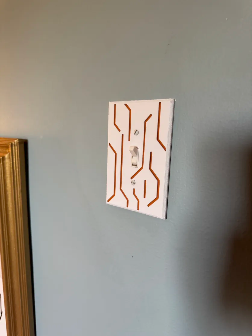 Sci-Fi Light Switch Plate
