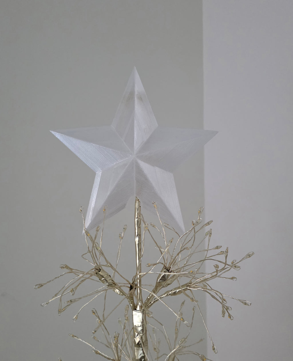 3D Christmas Tree Star Topper