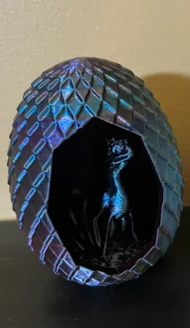 Peekaboo Dragon in Egg