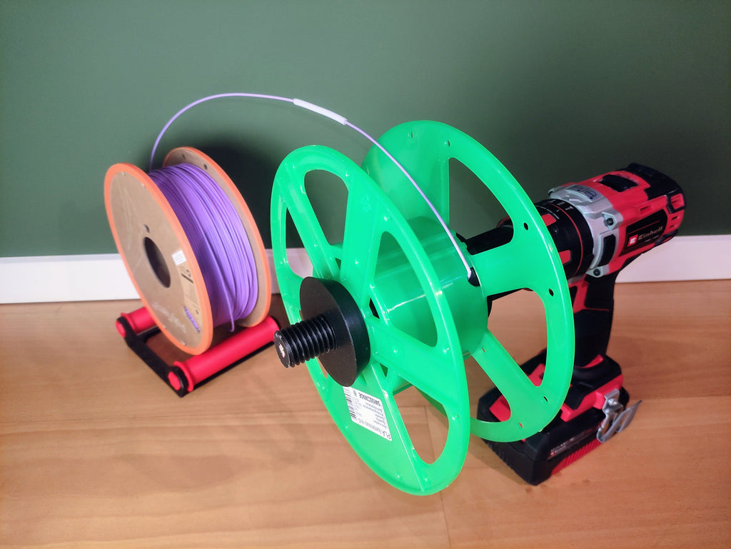 Simple Filament Respooler For Drill (Legacy)