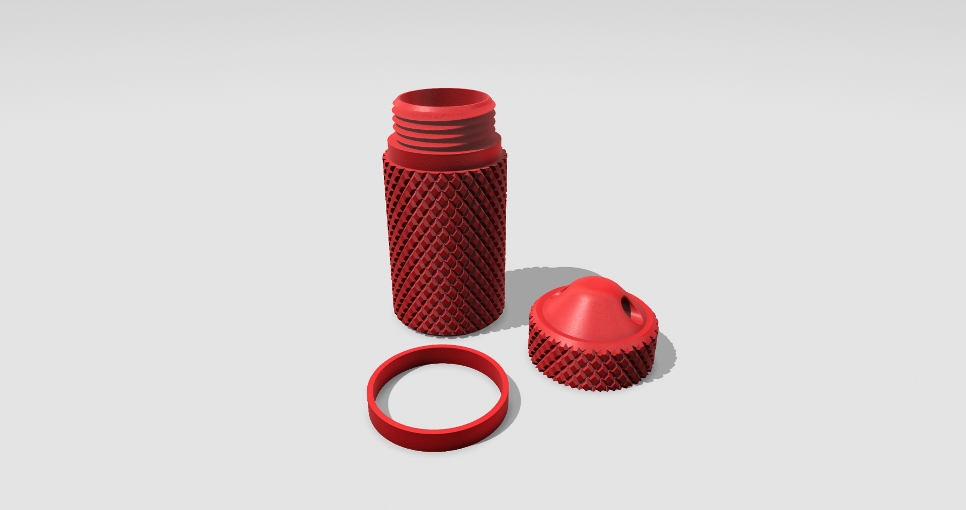 Pill Bottle Keychain