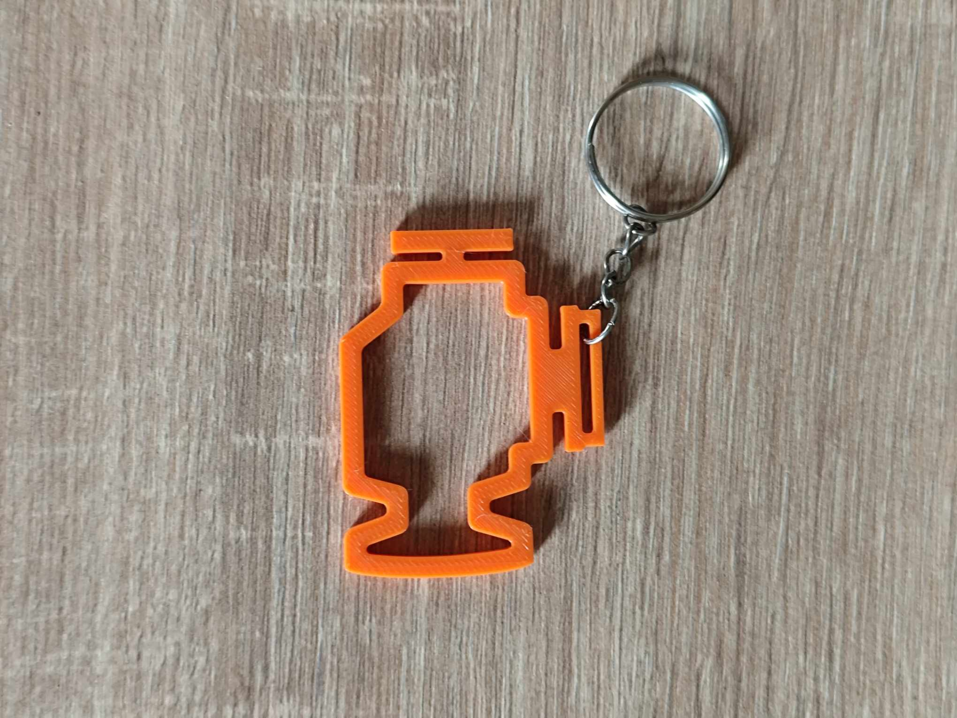 Check engine keychain