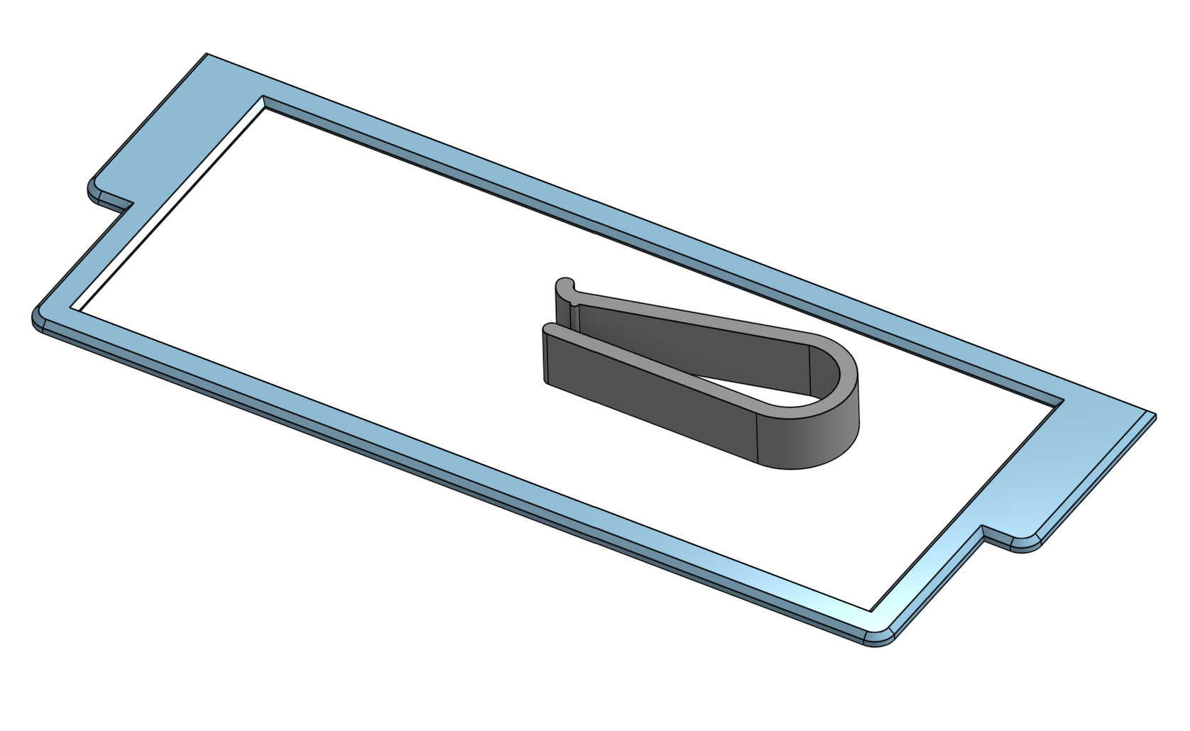 Sun visor document holder / frame (parking permit)