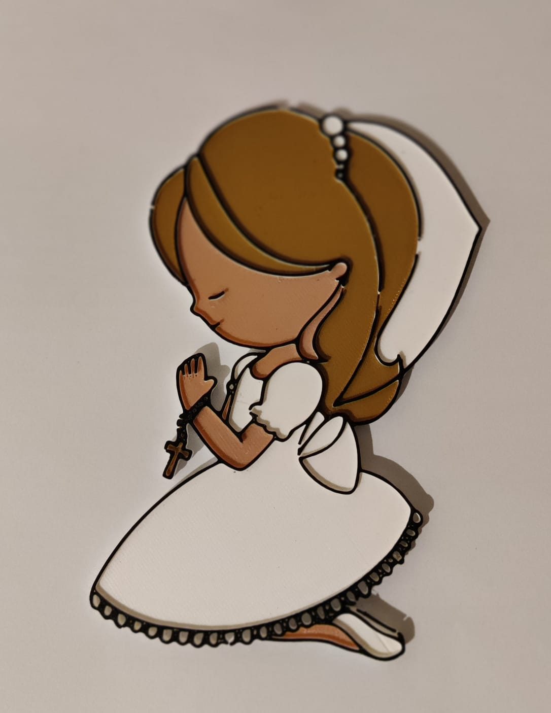topper tema comunione o magnete