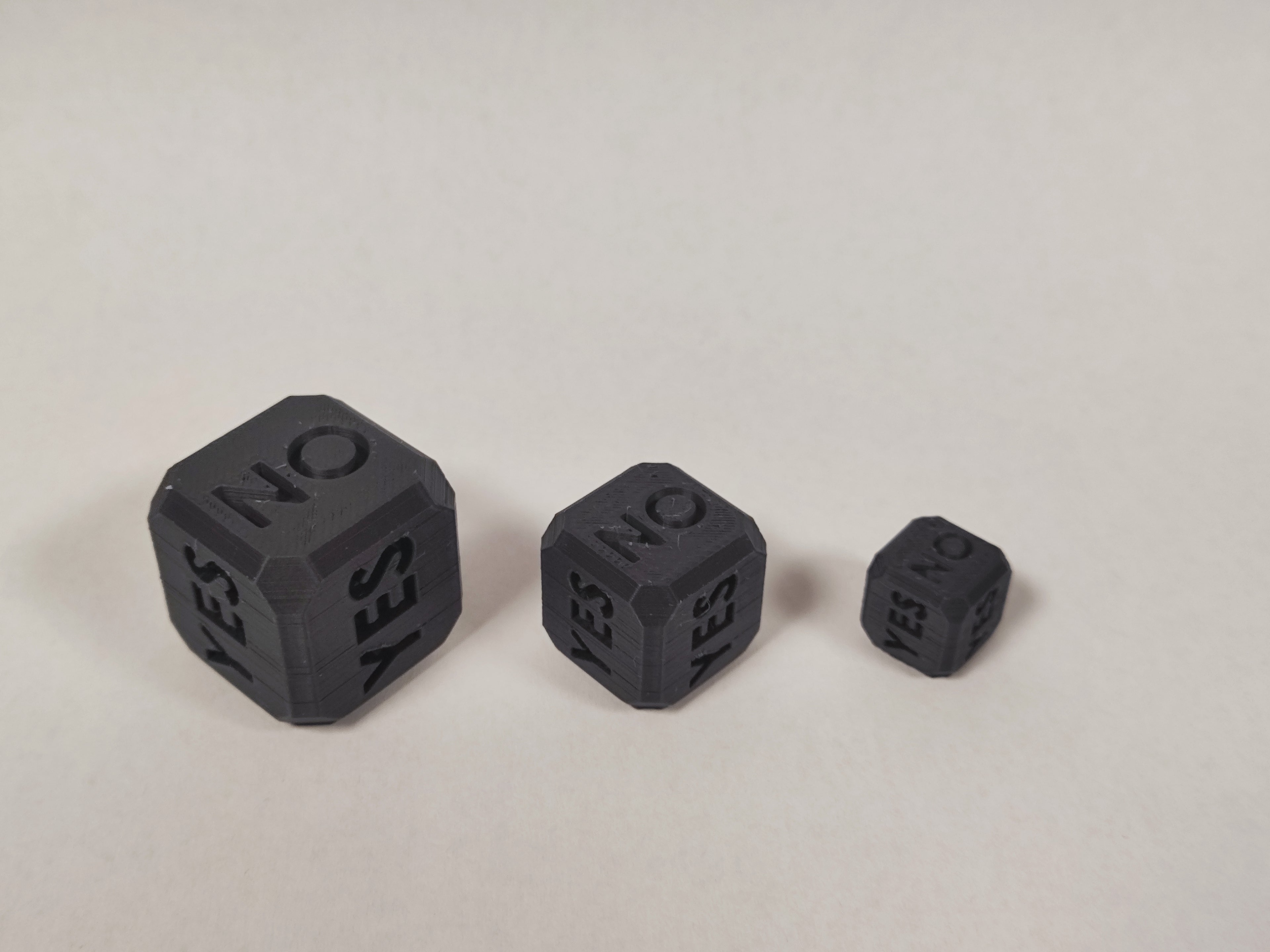 Ultimate Decision Dice | YES/NO Set (3 Sizes)