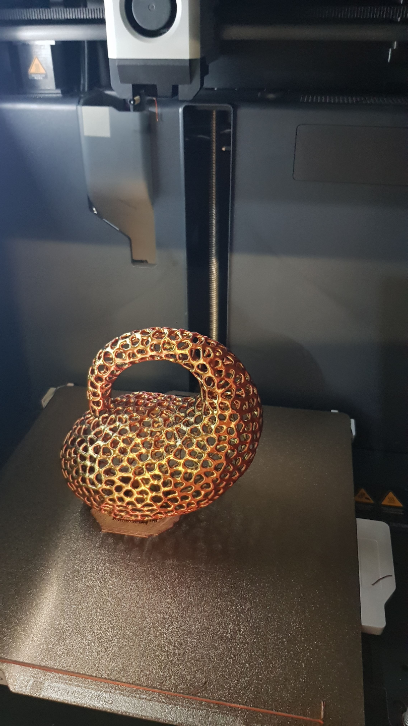 Garden solar lamp - voronised pumpkin :)