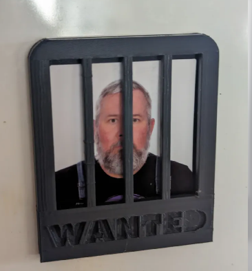 Passport Photo 'WANTED' Frame