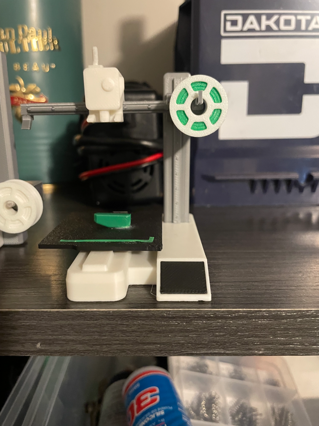 mini filament spool for small printer models