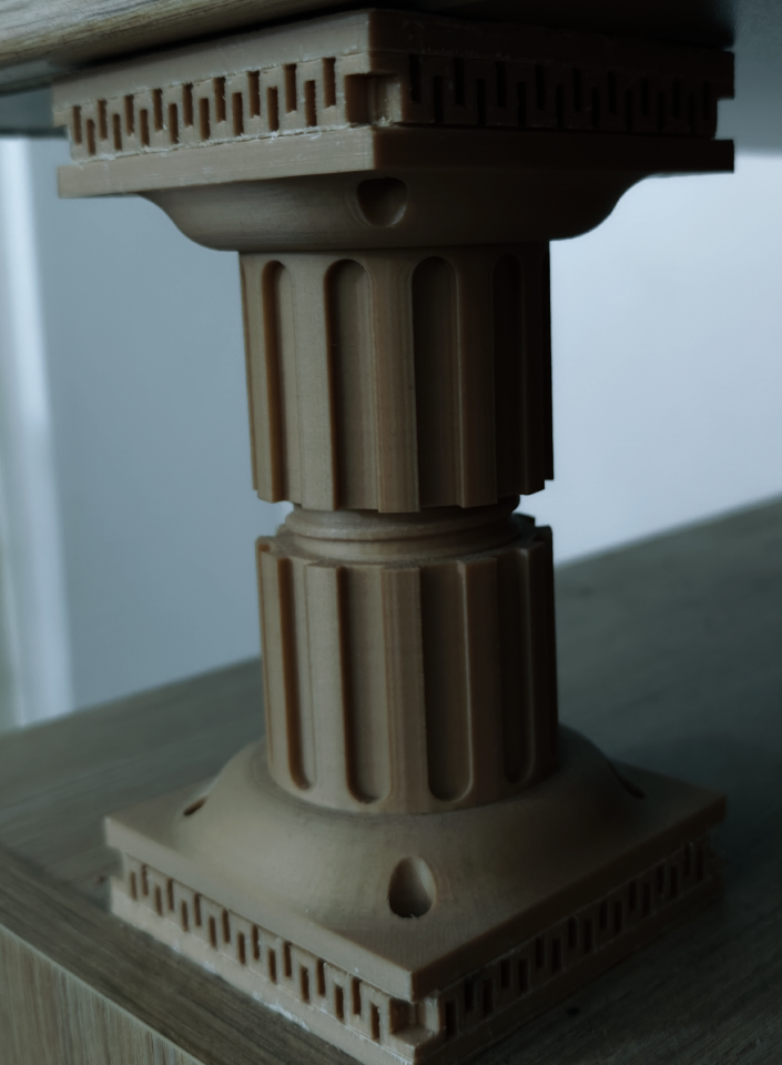 Greek Column furniture riser