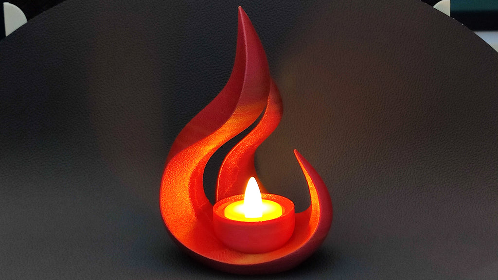 Wild Flame - LED tea light holder - no supports