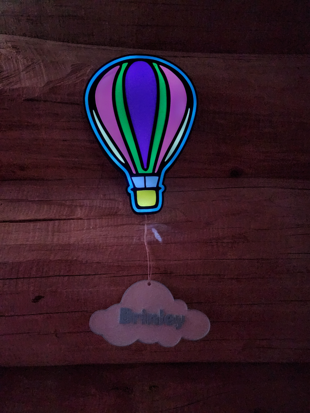 Customizable Hot Air Balloon Lamp/Night Light