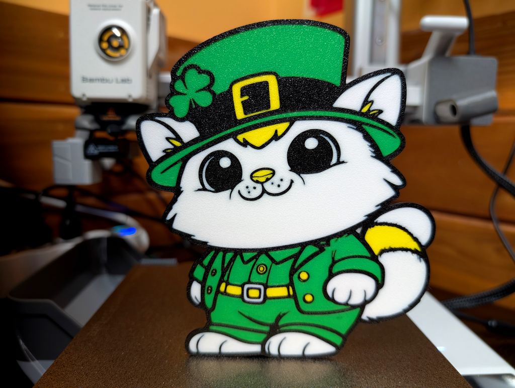 Leprechaun Cat - St Patrick's Day