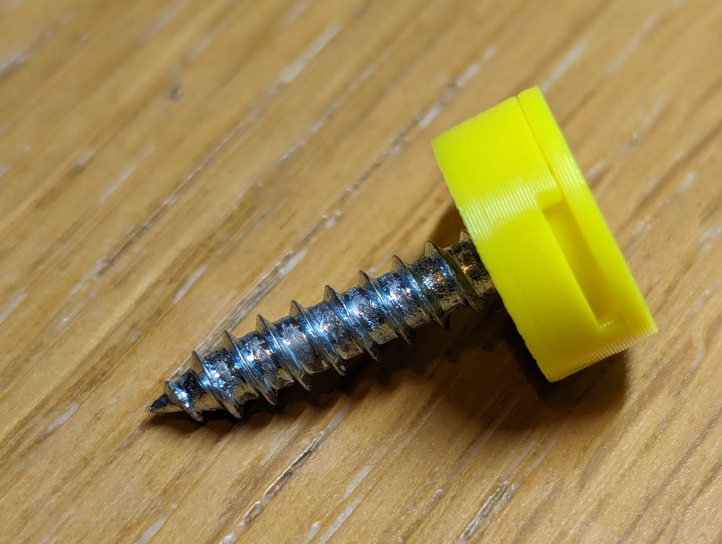 UK Vehicle Number Plate Screw Cap with Flexure Hinge