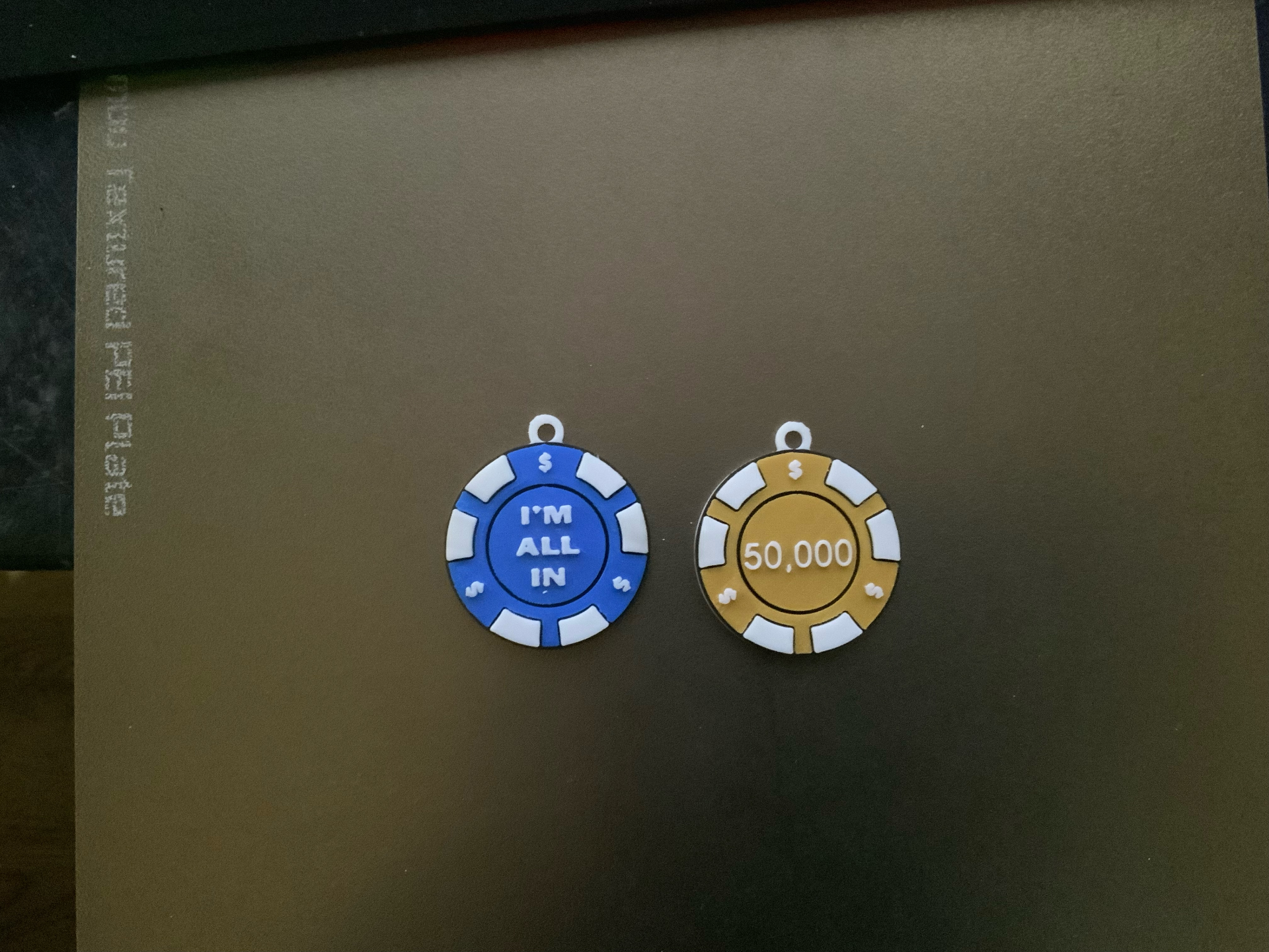 poker keychains / necklace charms(free,commercial)