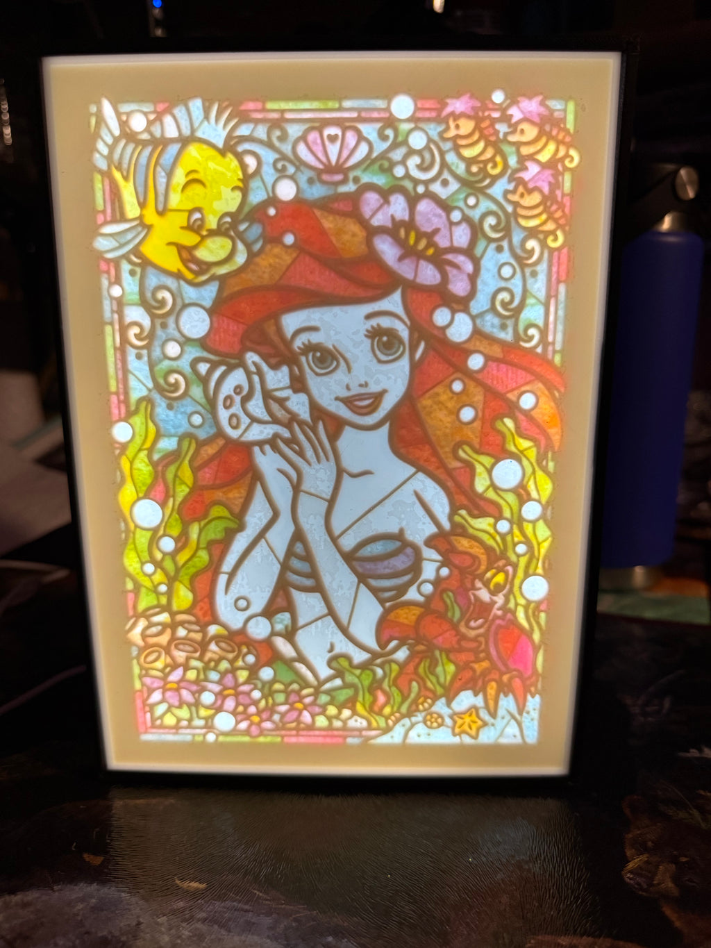 mermaid lithophane