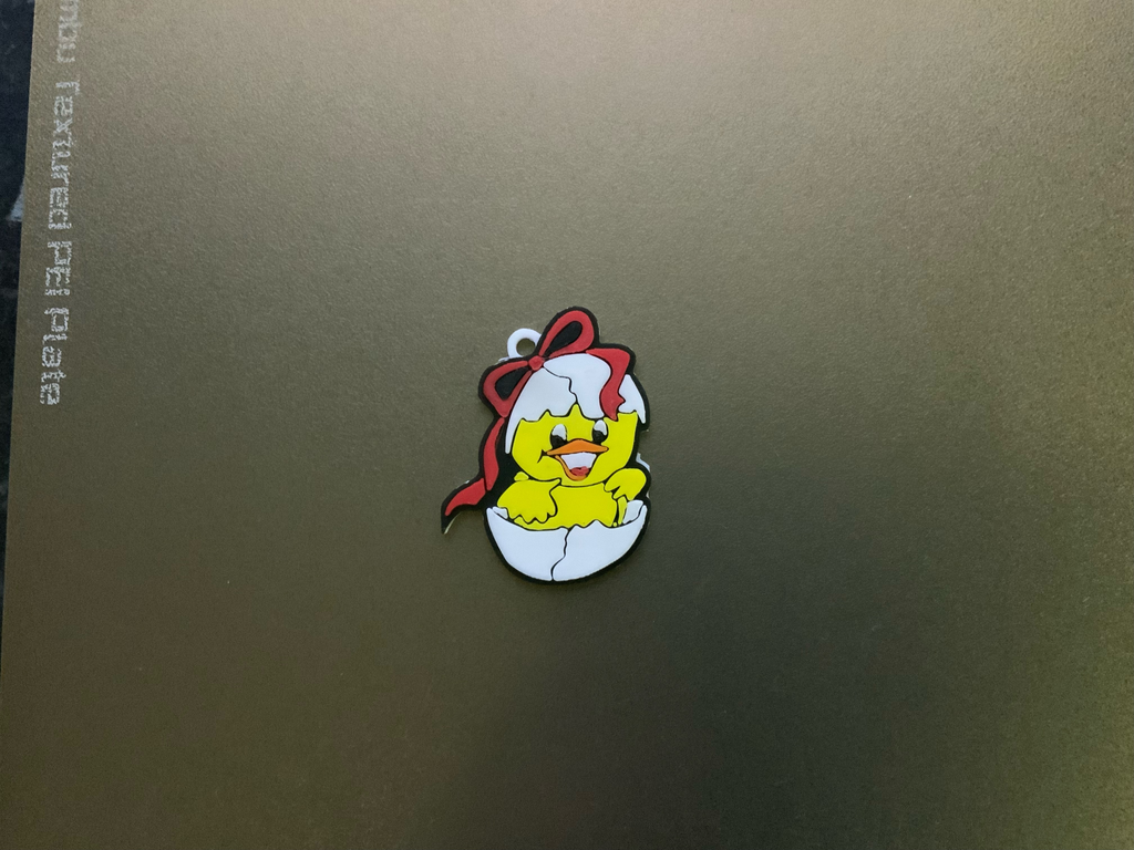 cute animal , chuckie the chicken keychain \ necklace charm (free for commercial use)