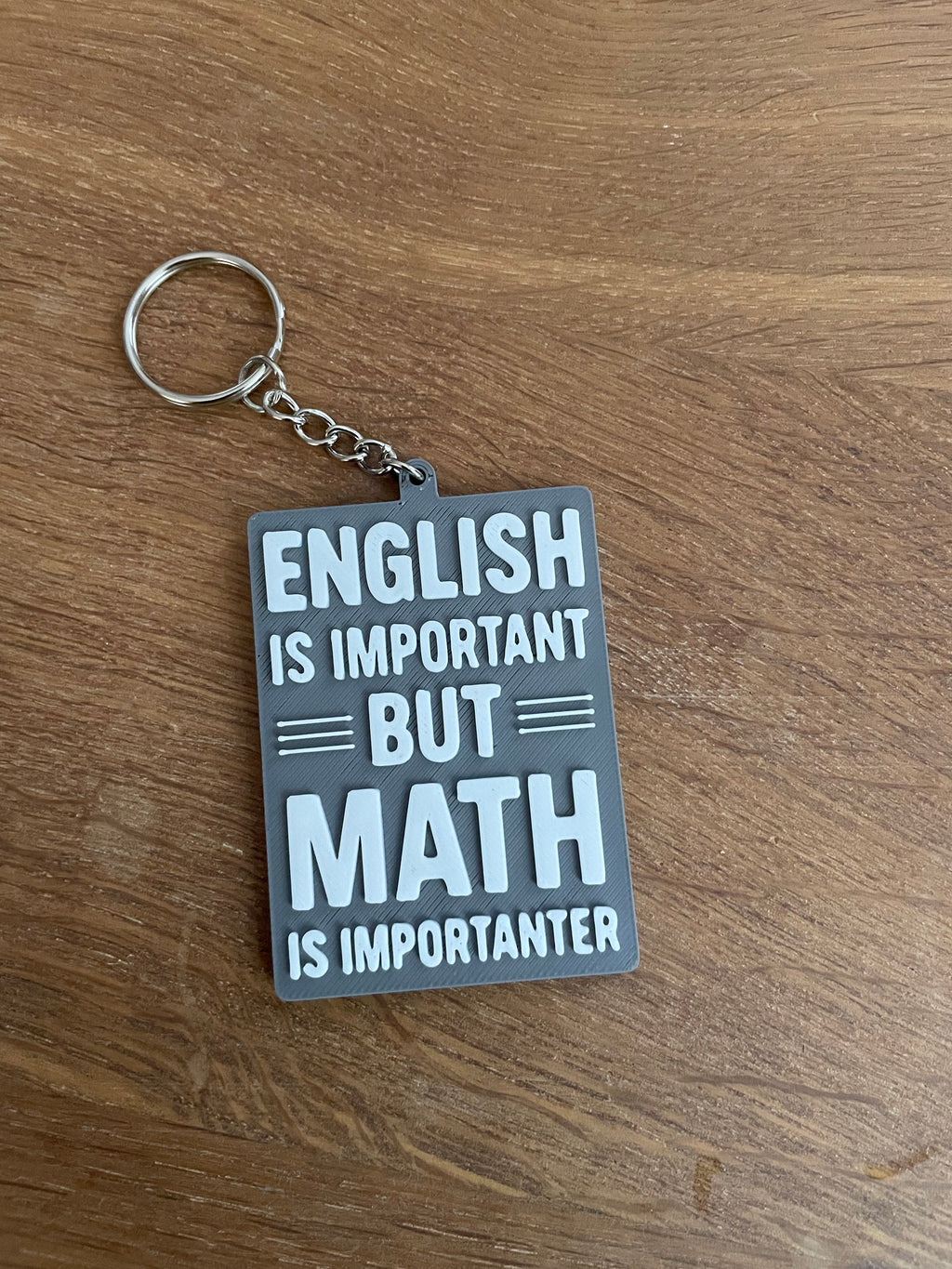 Funny Keychain / Teacher / Math / English / Gift /