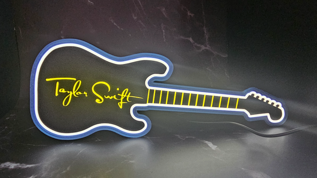Taylor Swift Guitar LED Light Box