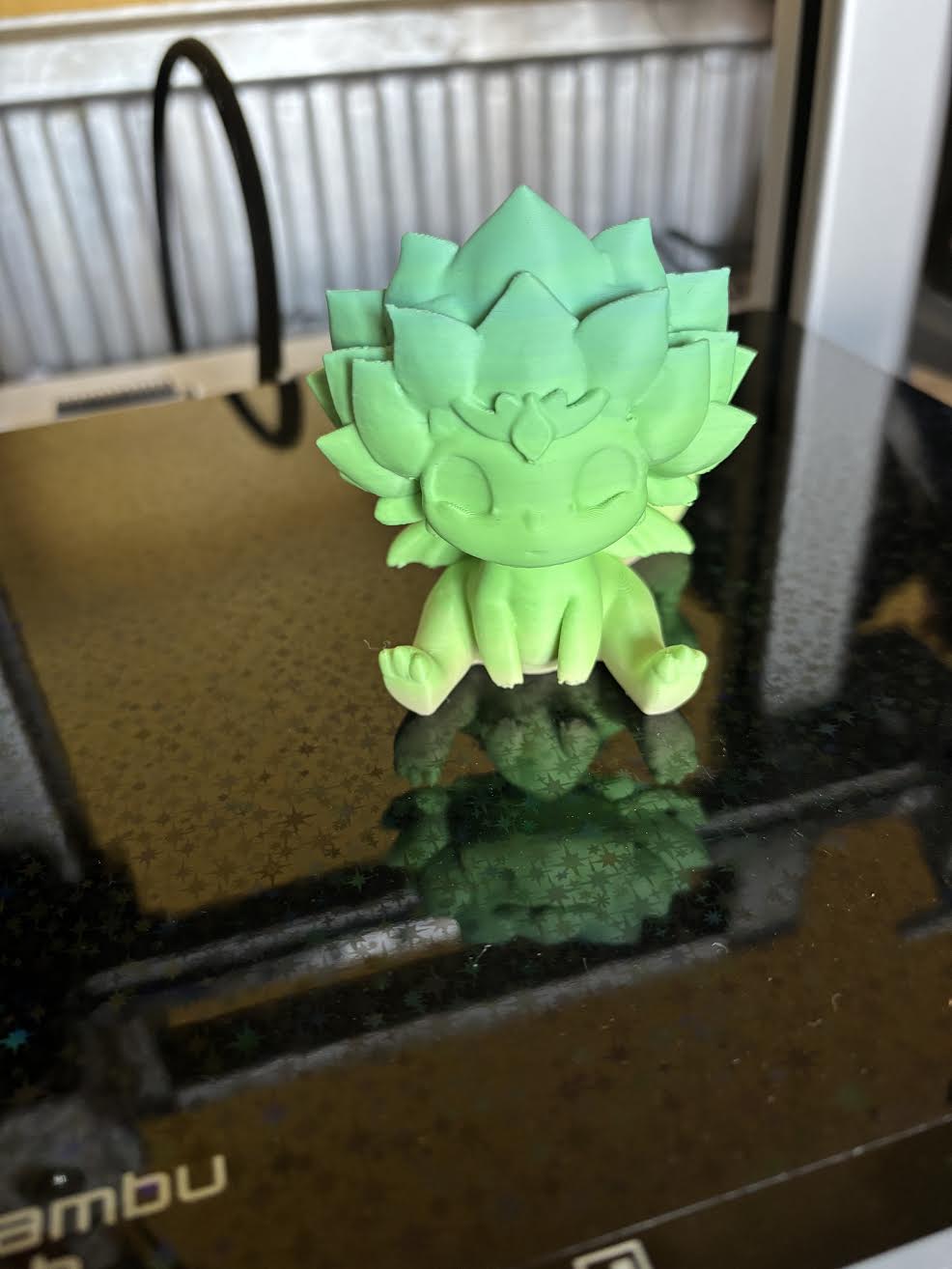 Flower Dragon Figurine