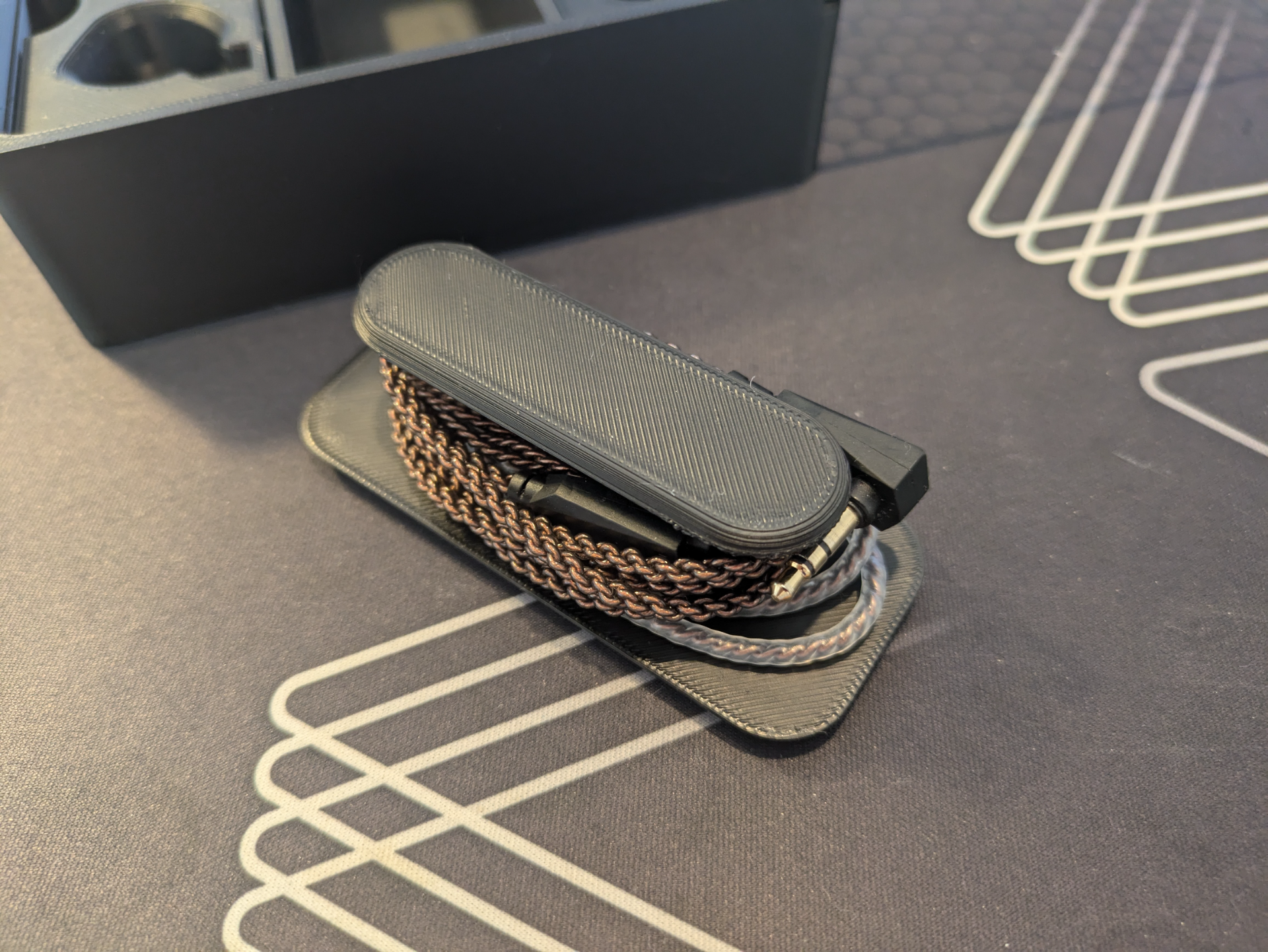 KZ Earbud Container Slot for IEM Cable