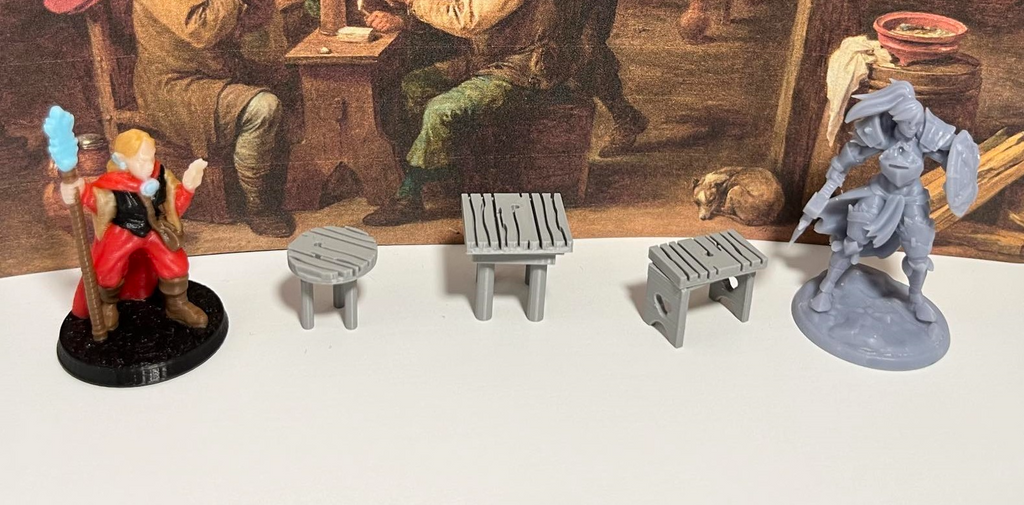 D&D Small Stools and a Side Table
