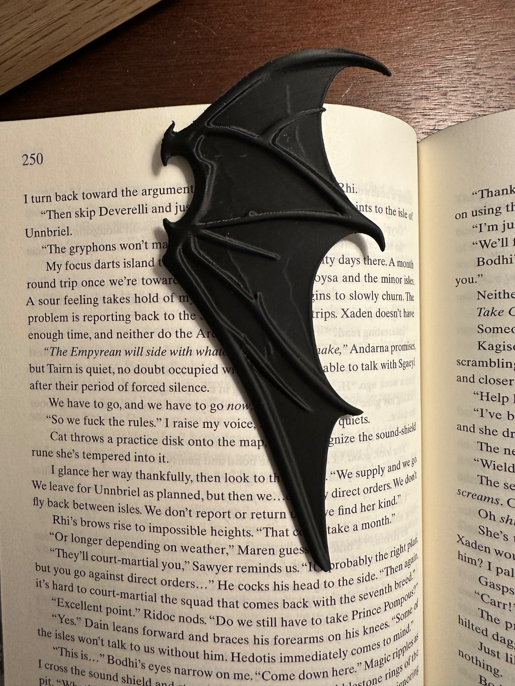 Bat Boy Wing Bookmark