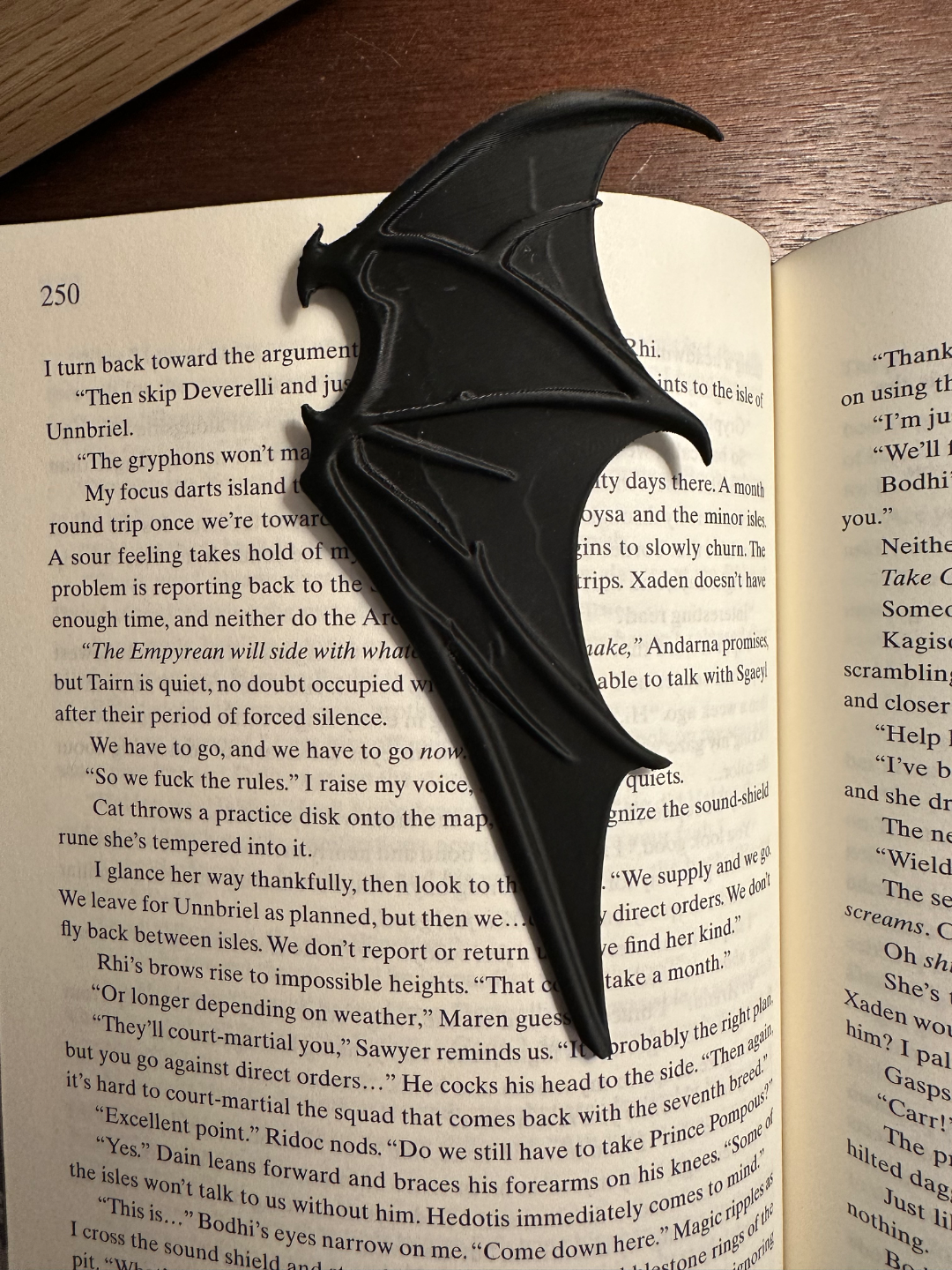 Bat Boy Wing Bookmark