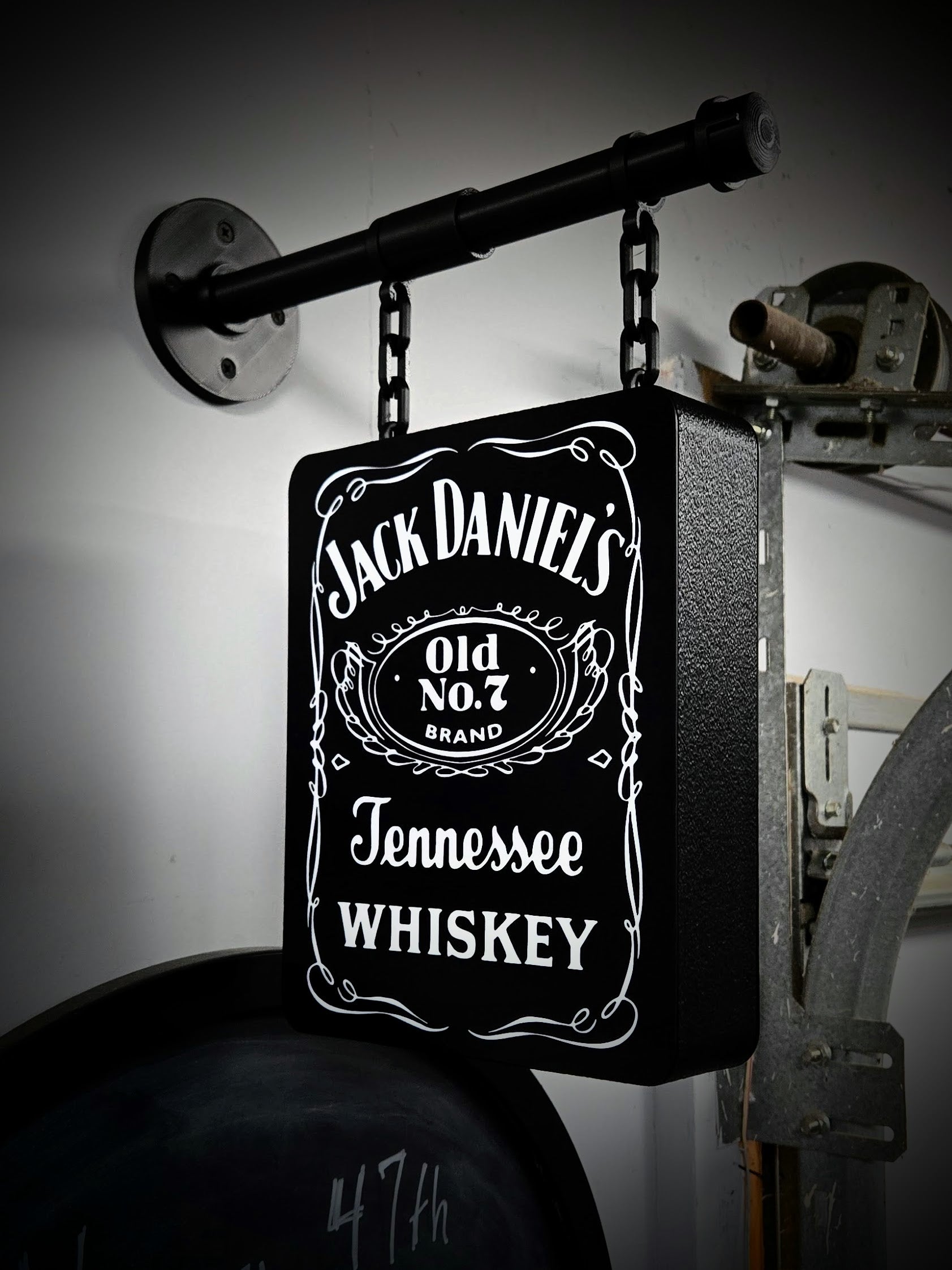JACK DANIELS ~ 2-Sided Hanging Pub Style Lightbox
