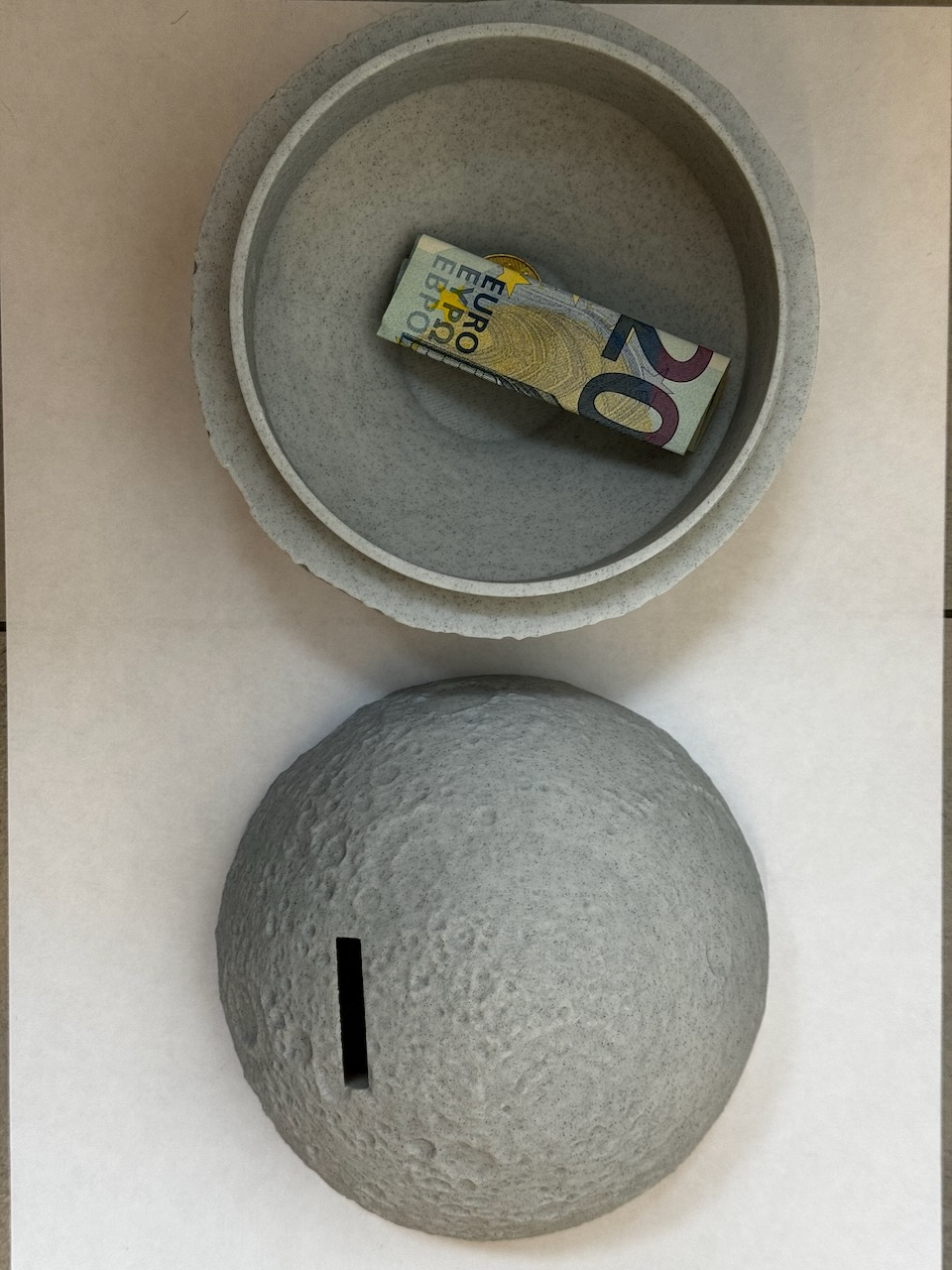Moon box piggybank
