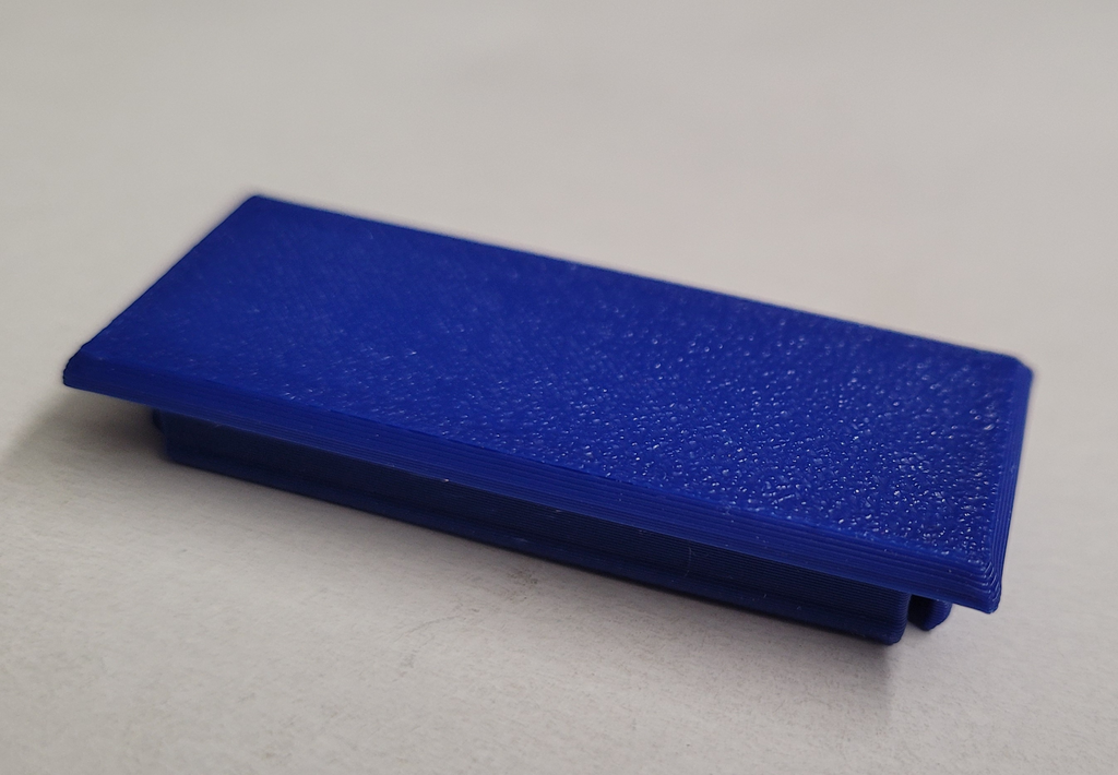 End cap for aluminium profile 50x20x2