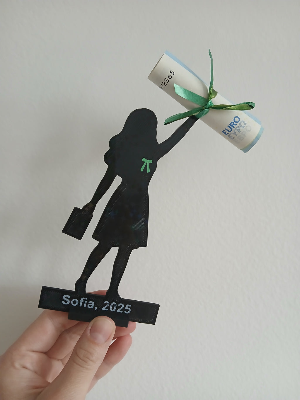 High School Graduation Figurine - Money Gift