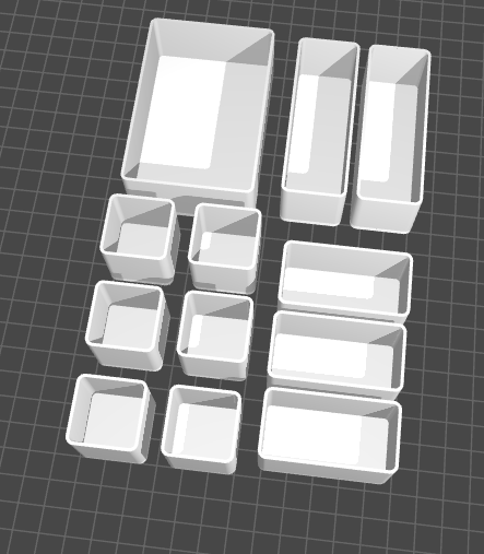 2x6 box with dividers