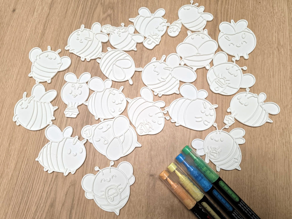 Cute Bee Coloring Craft Set