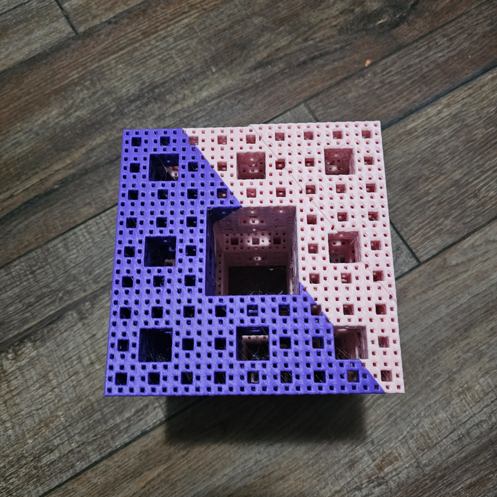 High resolution LVL 4 Menger Sponge