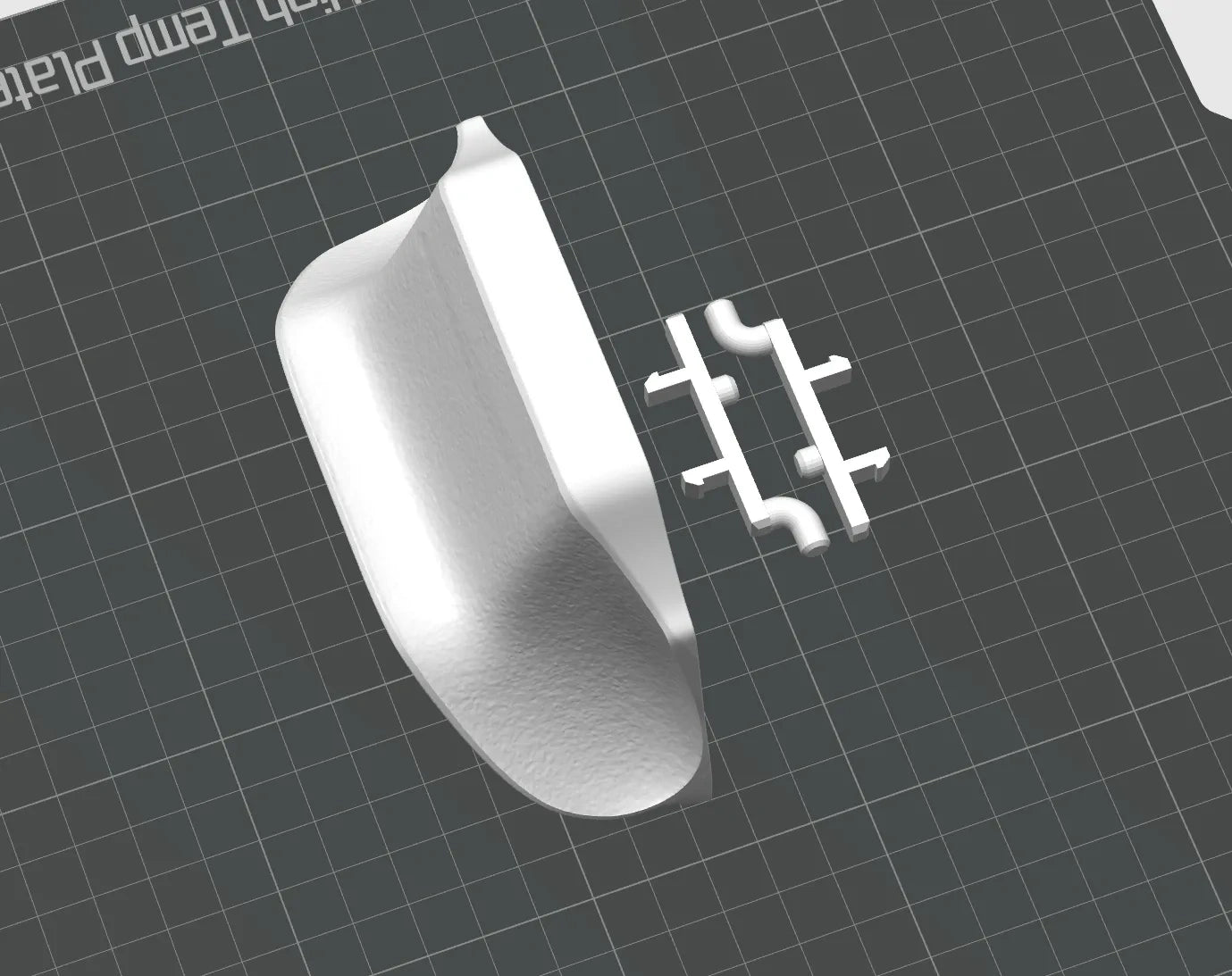 洞洞板Xbox手柄支架 | Xbox Controller Stand for Pegboard