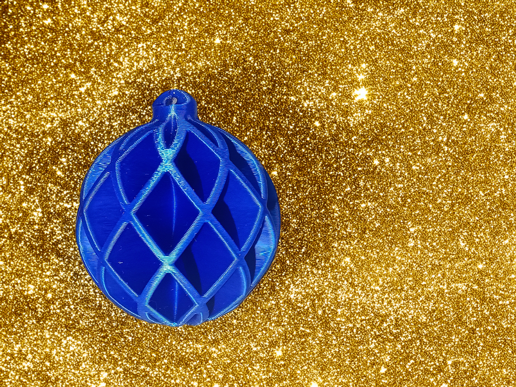 Christmas Ball, full cross ribs