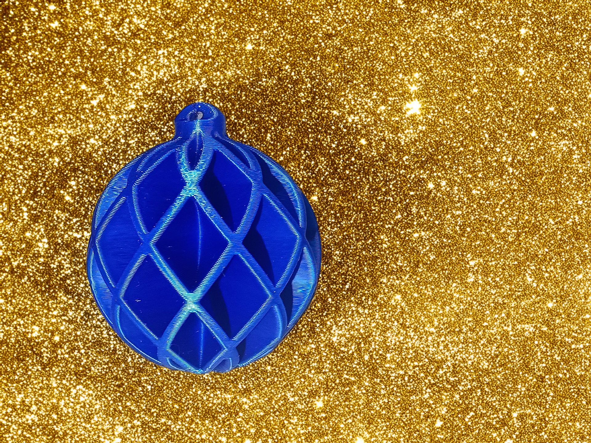 Christmas Ball, full cross ribs