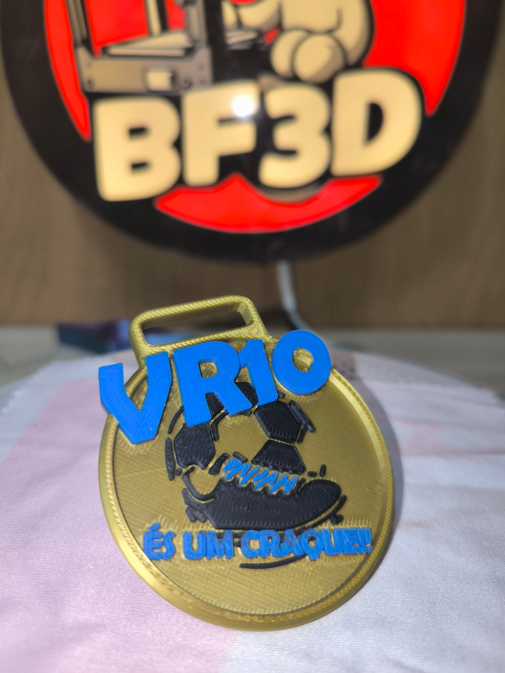 Editable Soccer Medal – Perfect for Kids' Parties!