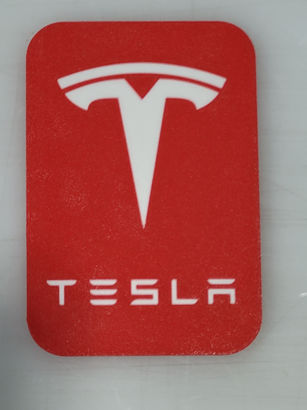Tesla Logo Magnet/Decal And Keychain
